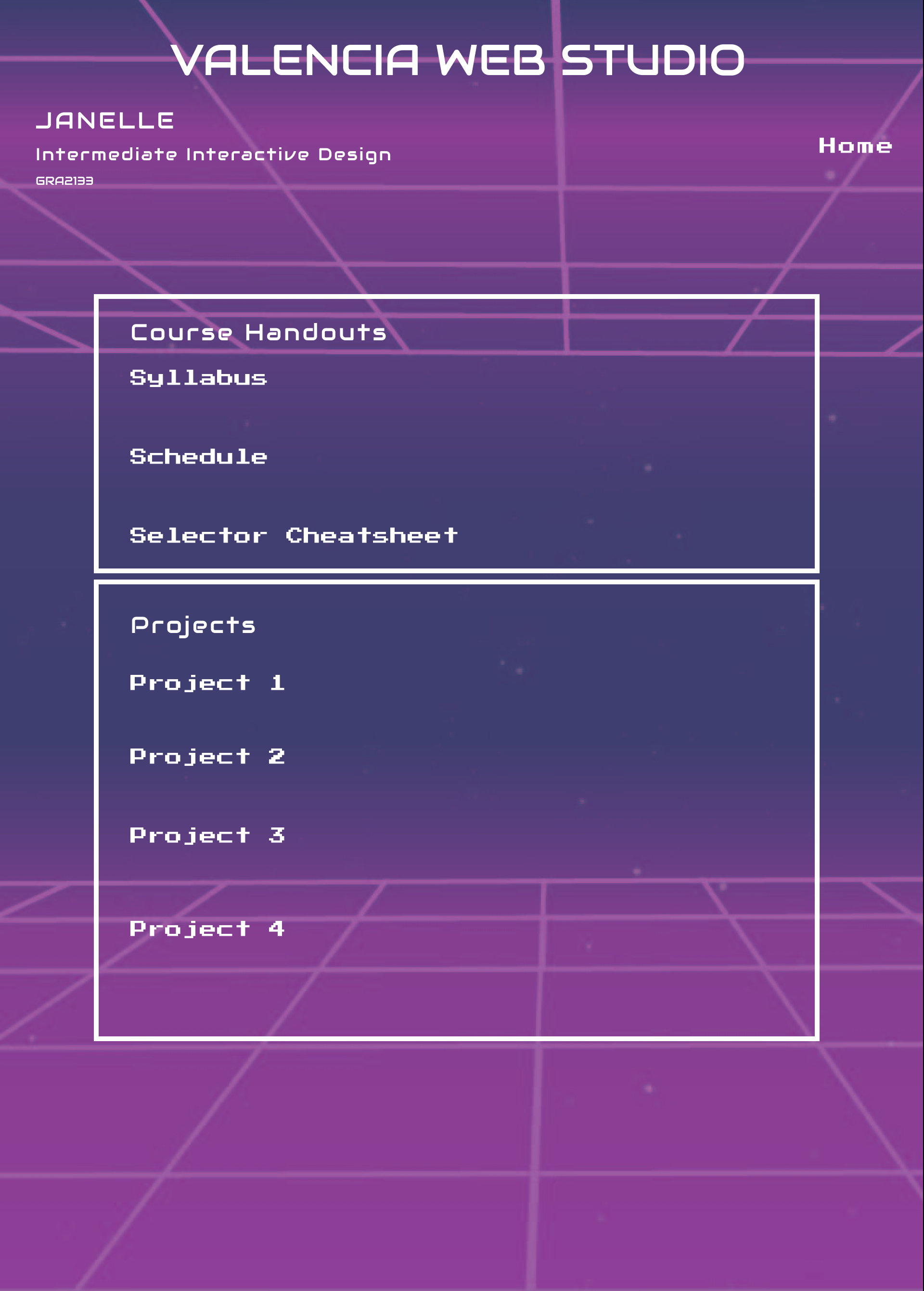 Handout Page Desktop